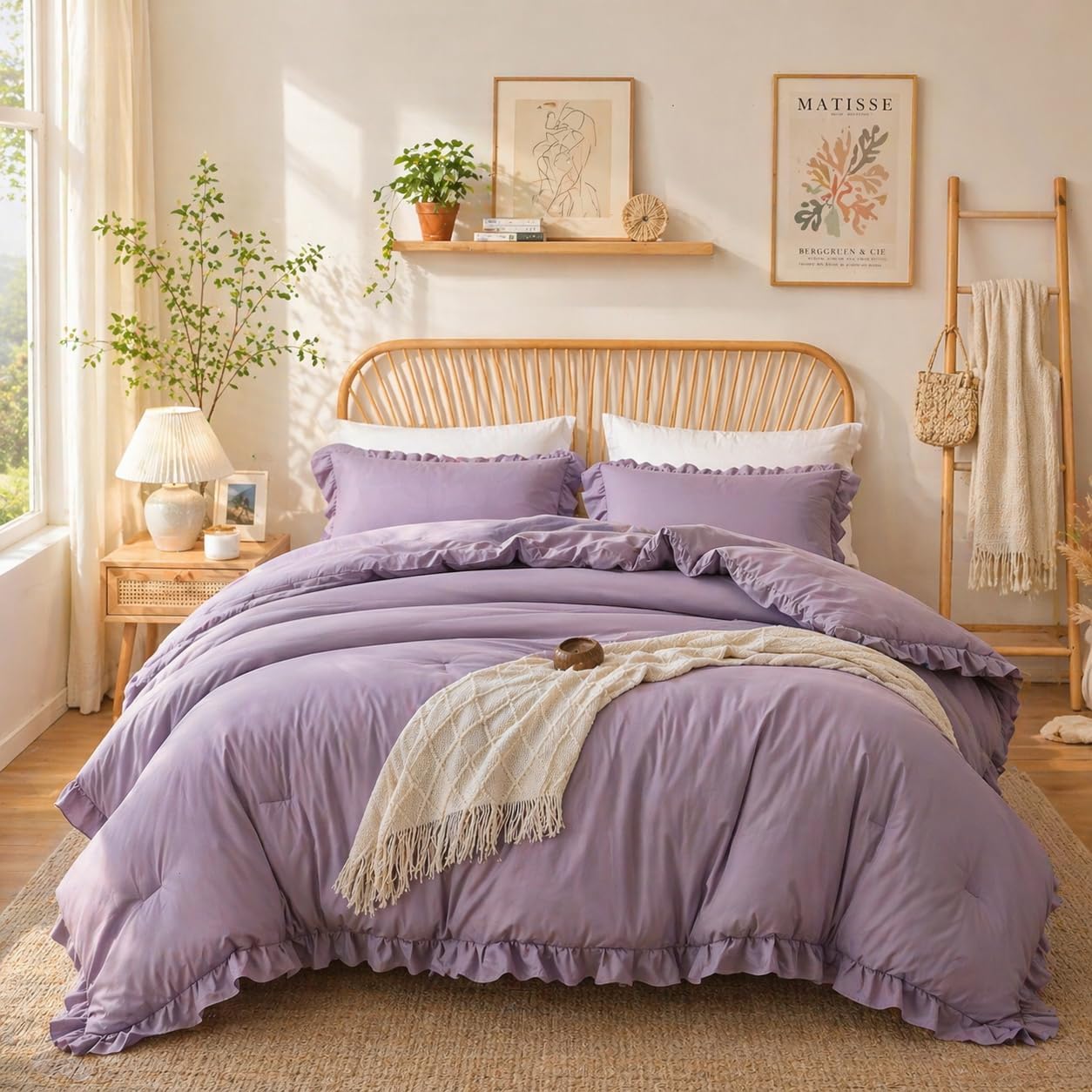 Blush Pink Queen Comforter Set