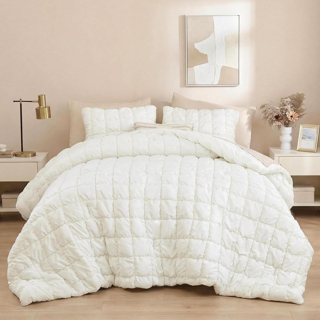 Blush Pink Queen Comforter Set