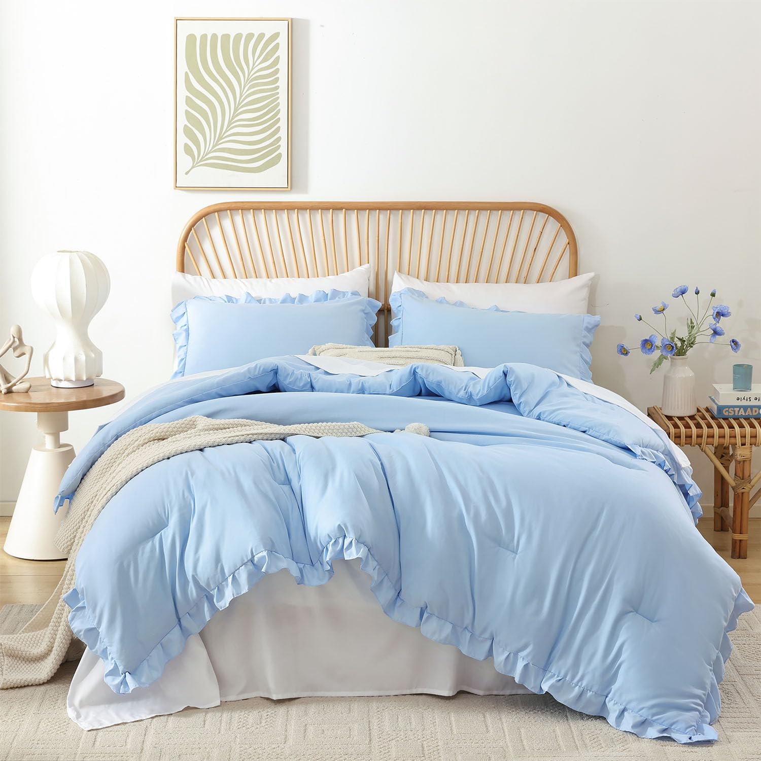 Blush Pink Queen Comforter Set