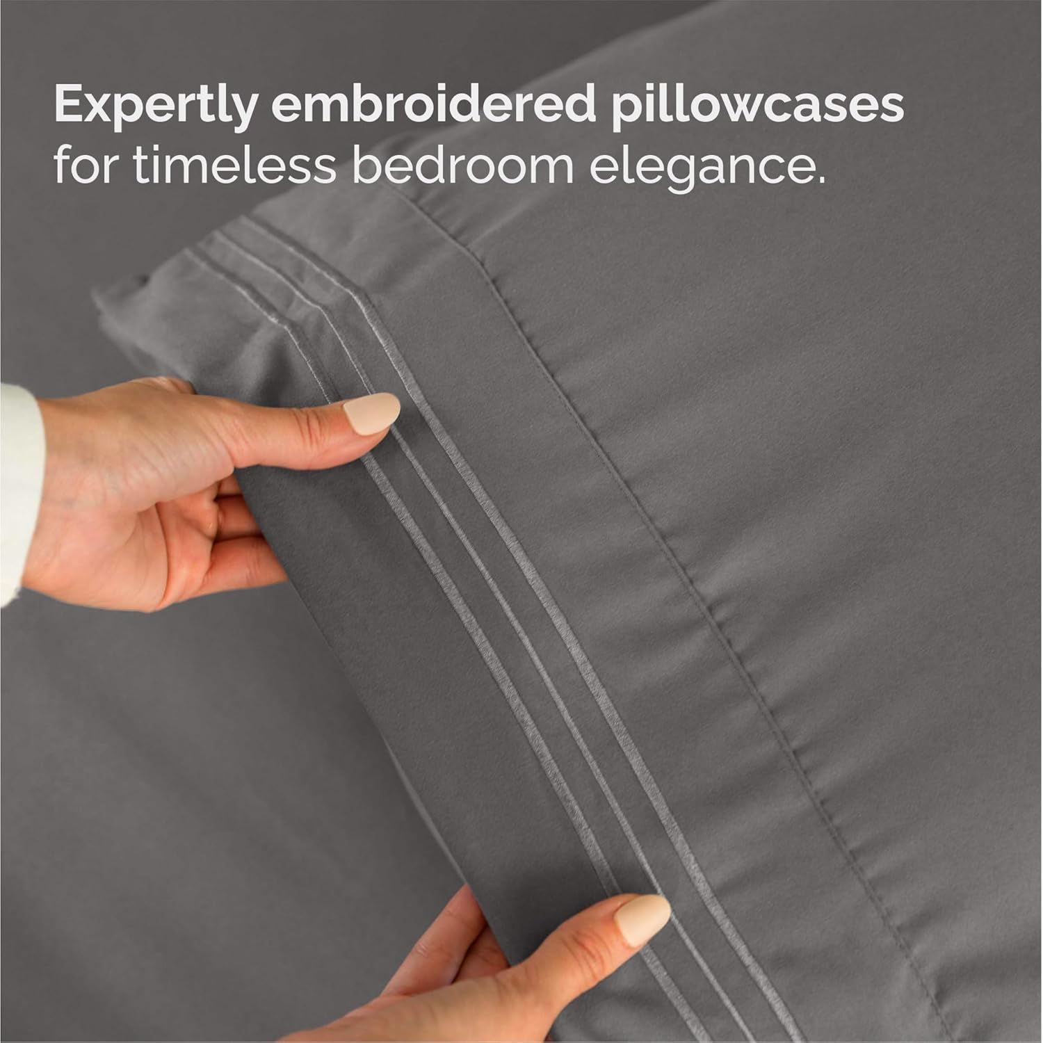 Dark Gray Queen Sheet Set