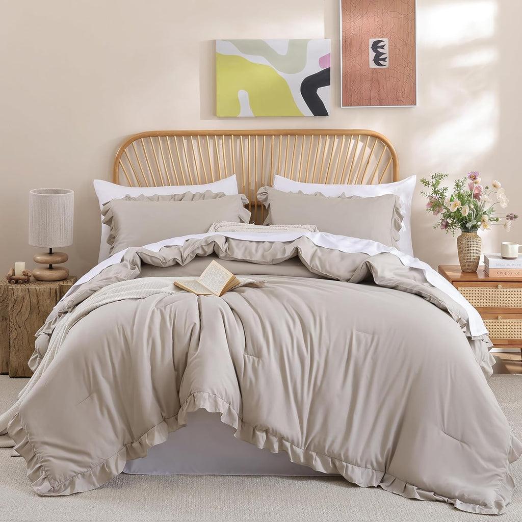 Blush Pink Queen Comforter Set