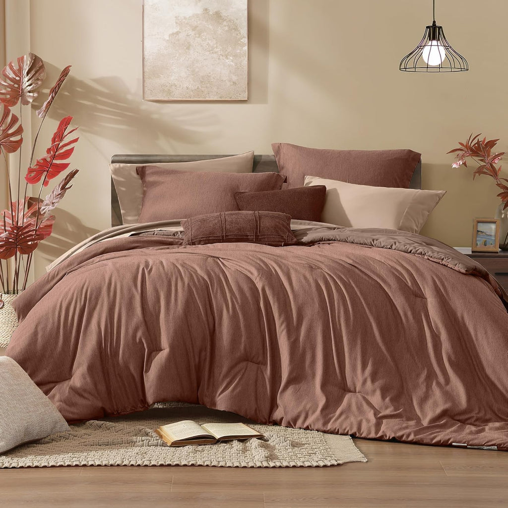 Olive Green Queen Comforter Set