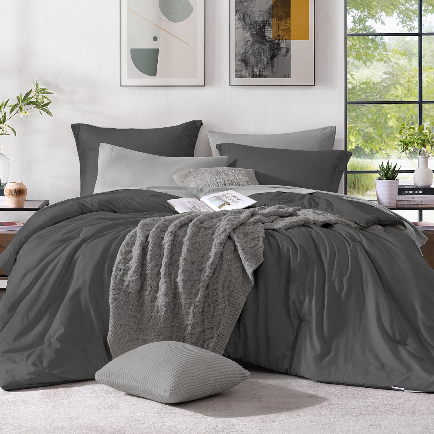 Olive Green Queen Comforter Set