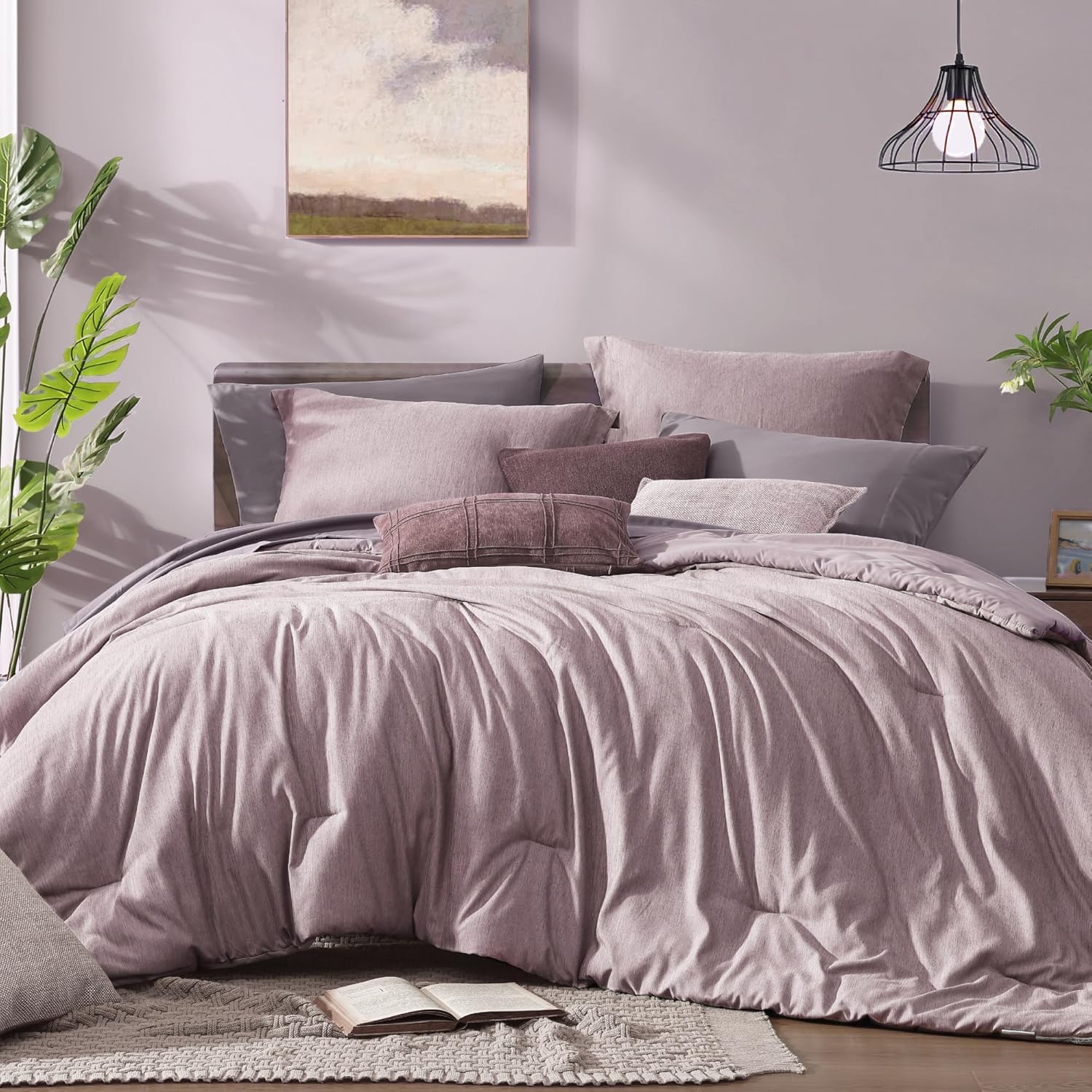 Olive Green Queen Comforter Set
