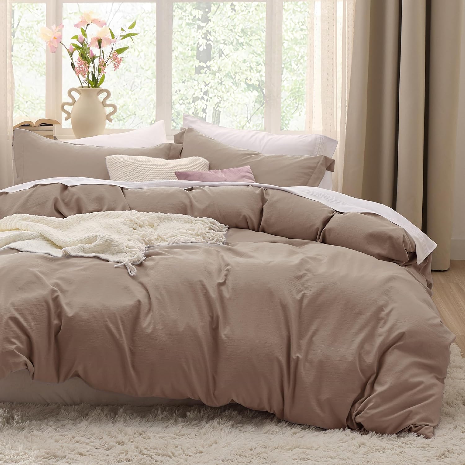 Cream Queen Duvet Cover Set