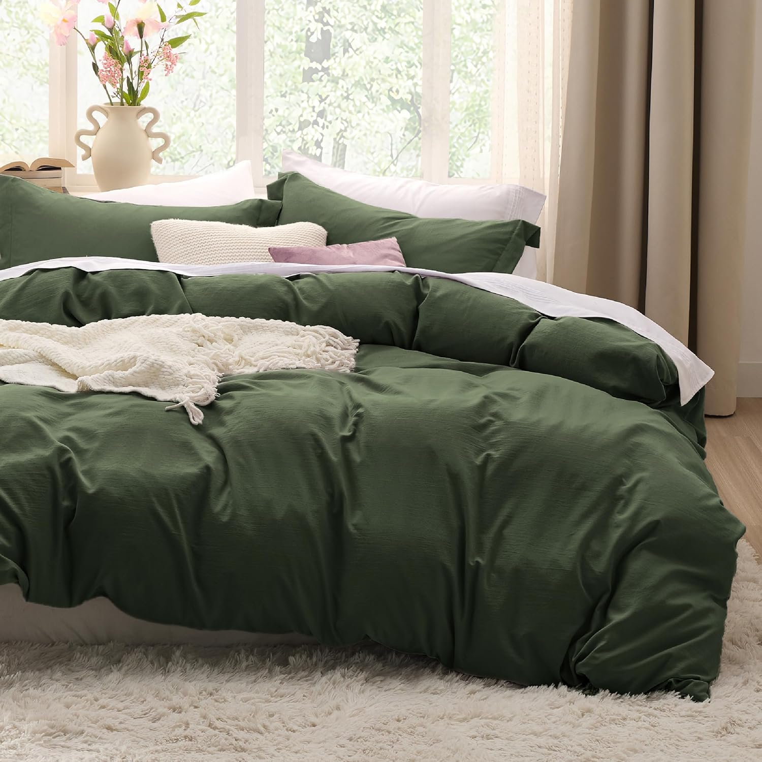 Cream Queen Duvet Cover Set