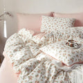 Blue Floral Comforter Set Full