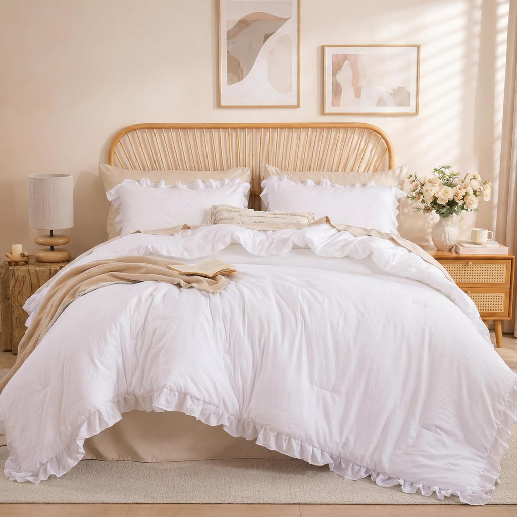 Blush Pink Queen Comforter Set