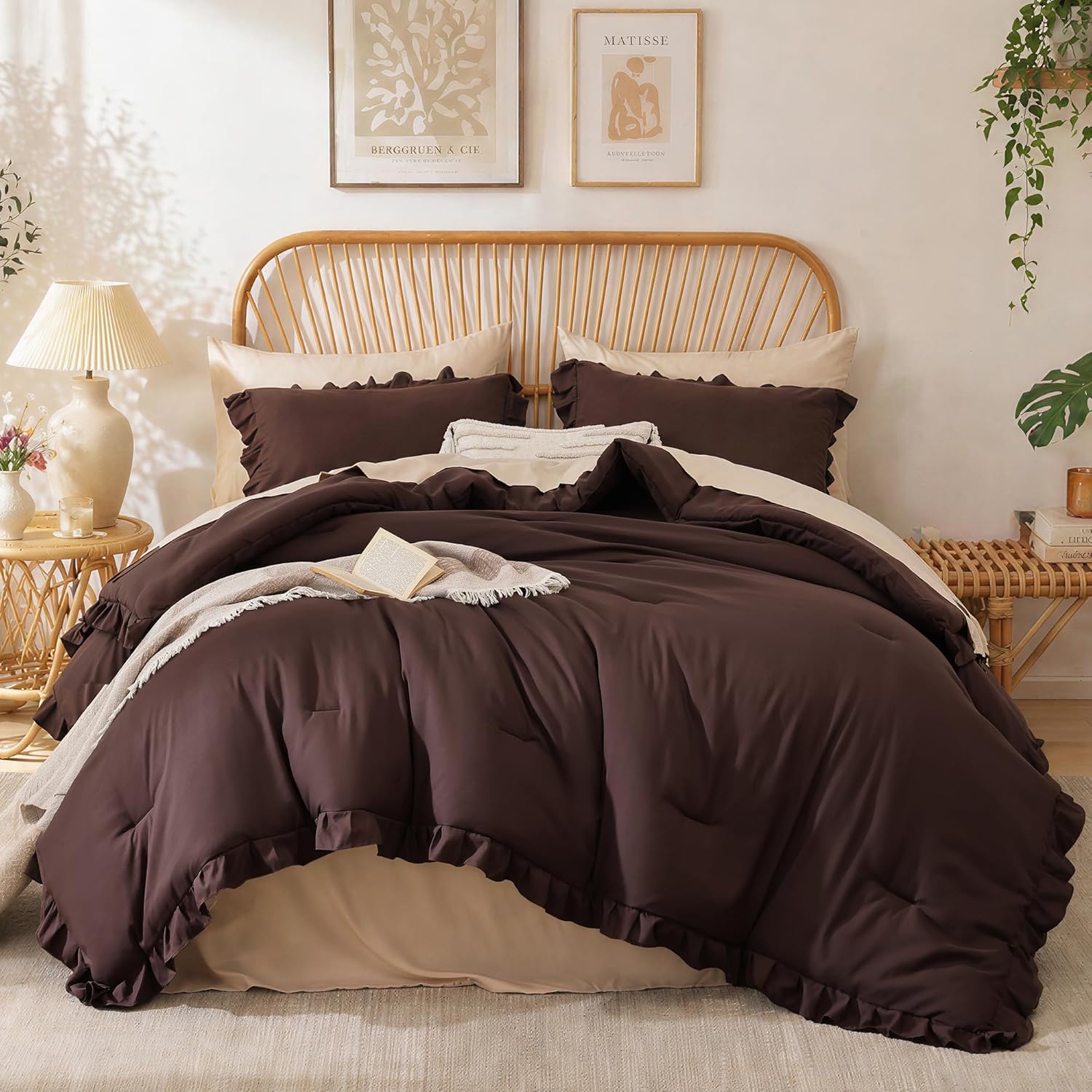 Blush Pink Queen Comforter Set