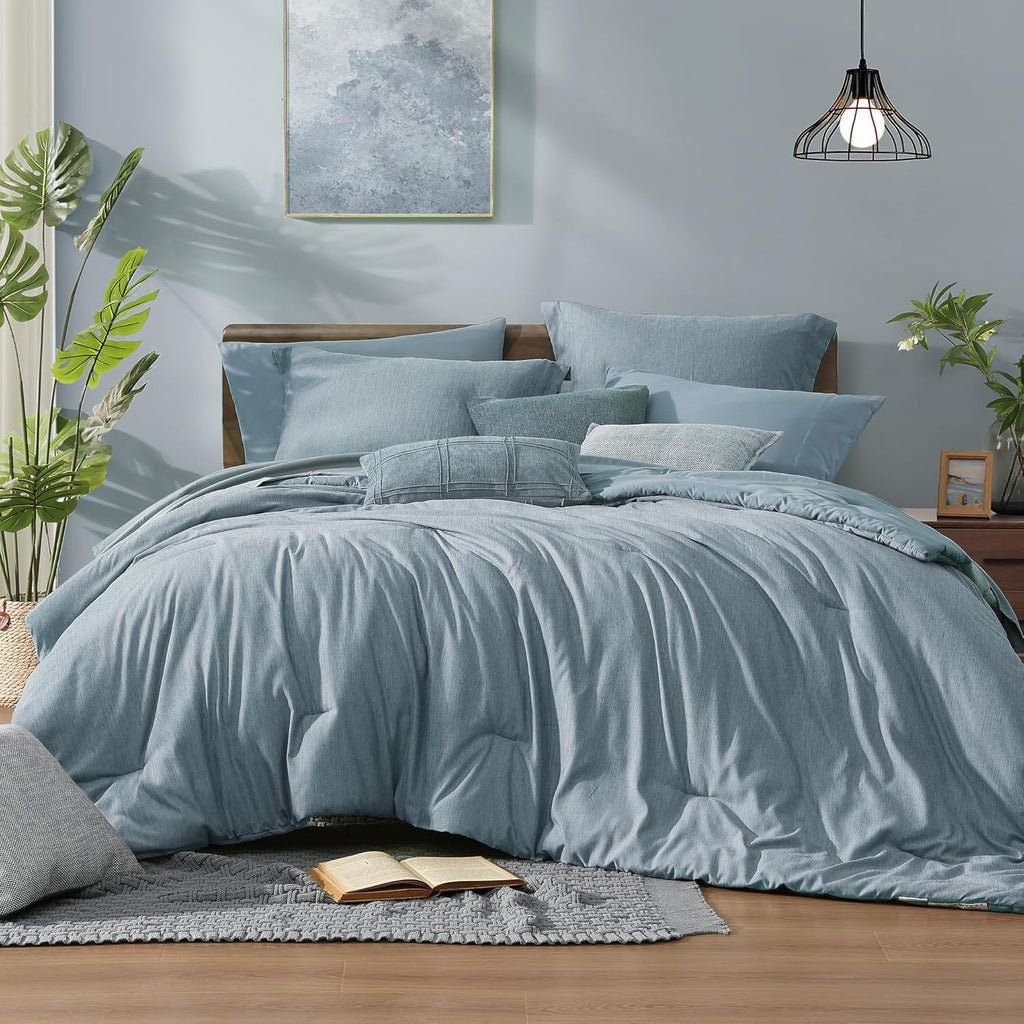 Olive Green Queen Comforter Set