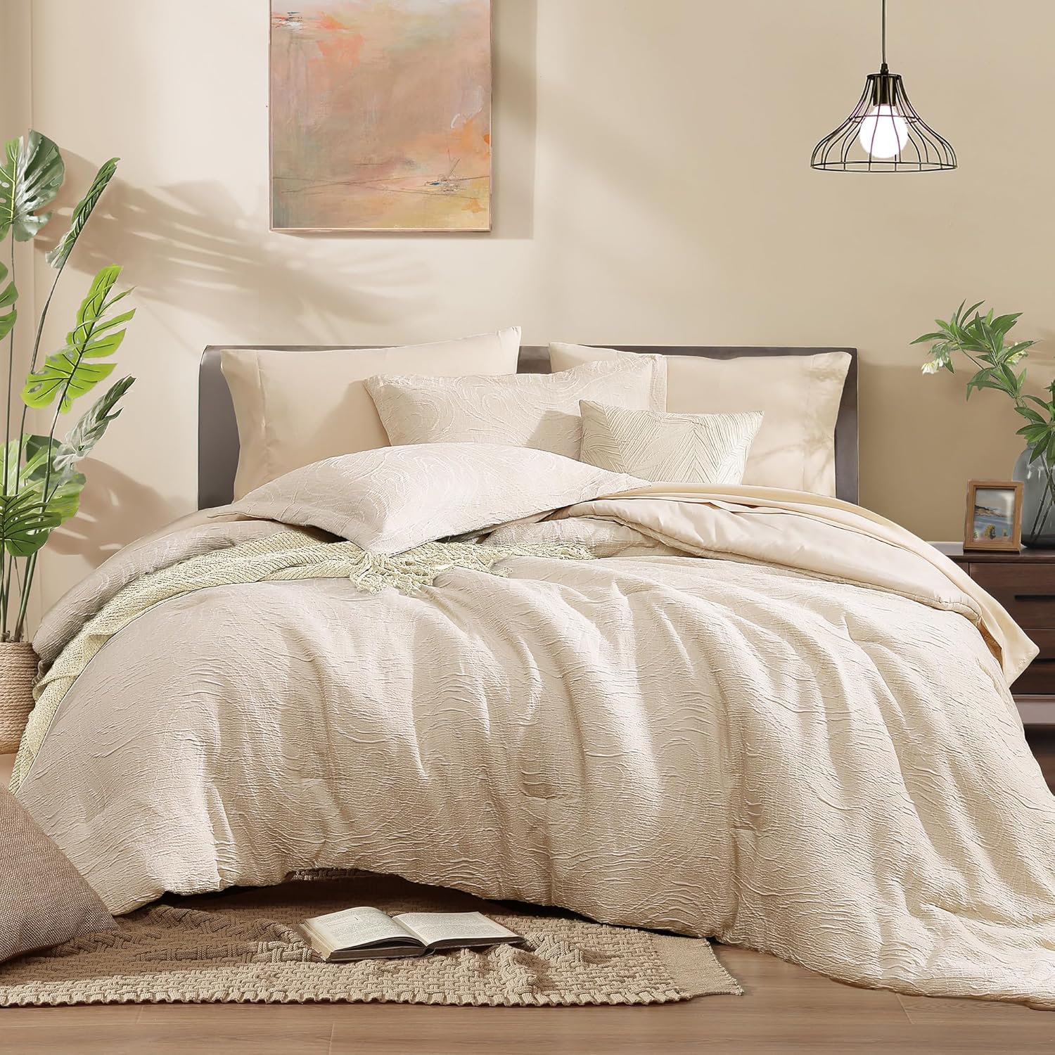 Olive Green Queen Comforter Set