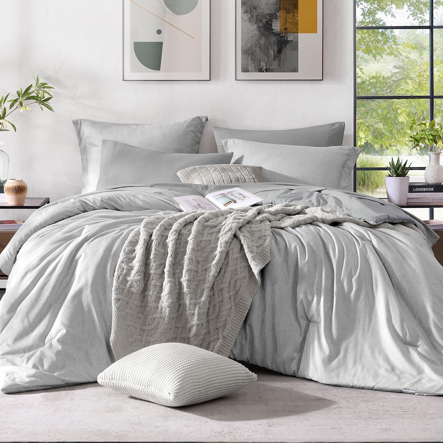 Olive Green Queen Comforter Set